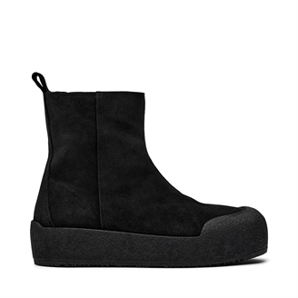 Pavement Katrin Ankelstøvle Black suede